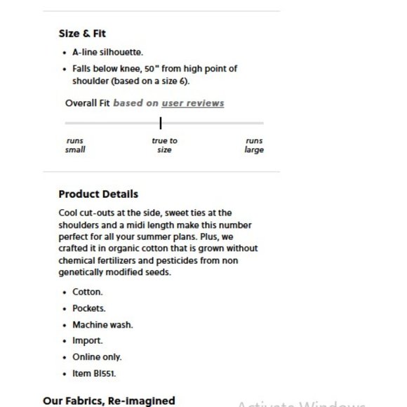 J. Crew Harbour side-cutout dress XXL - Picture 6 of 9